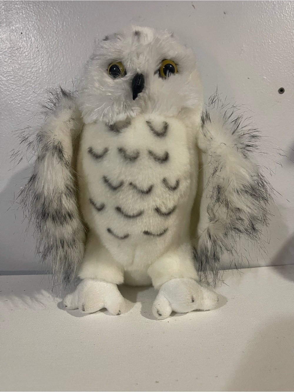 Plush White Snowy Owl Stuffed Toy - Soft Kids Plush